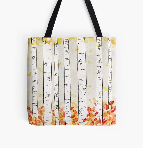 autumn aspen All Over Print Tote Bag