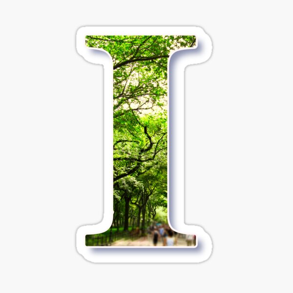 Central Park - Letter "I" Sticker