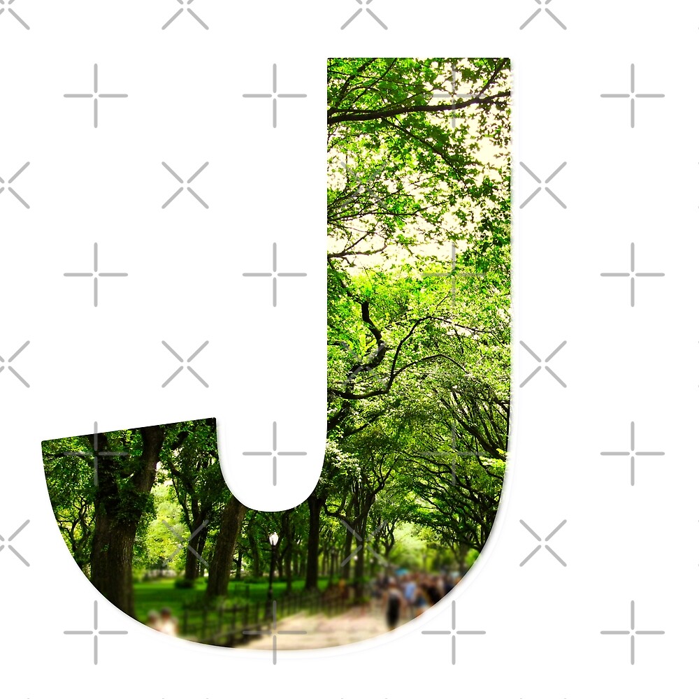 Central Park - Letter J — Poster