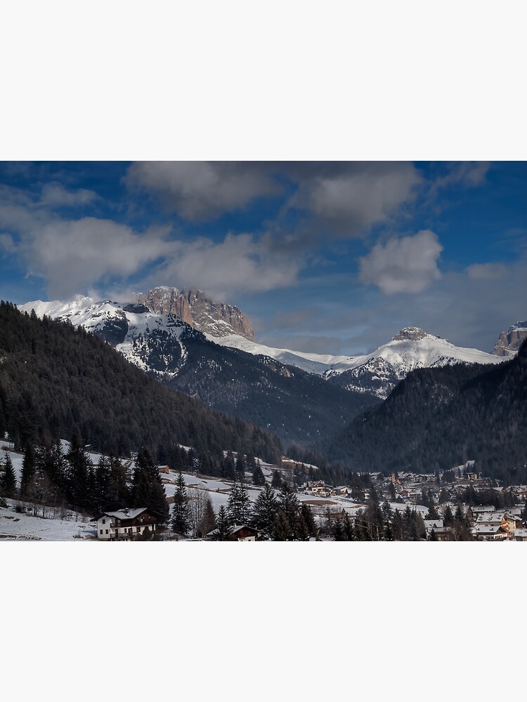 Panoramic view of Sassolungo from Pozza di Fassa by rapis60