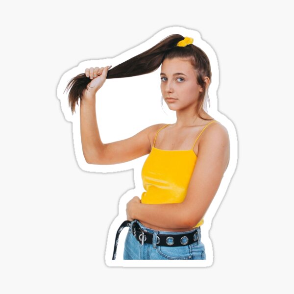 Emma Chamberlain Ponytail Sticker