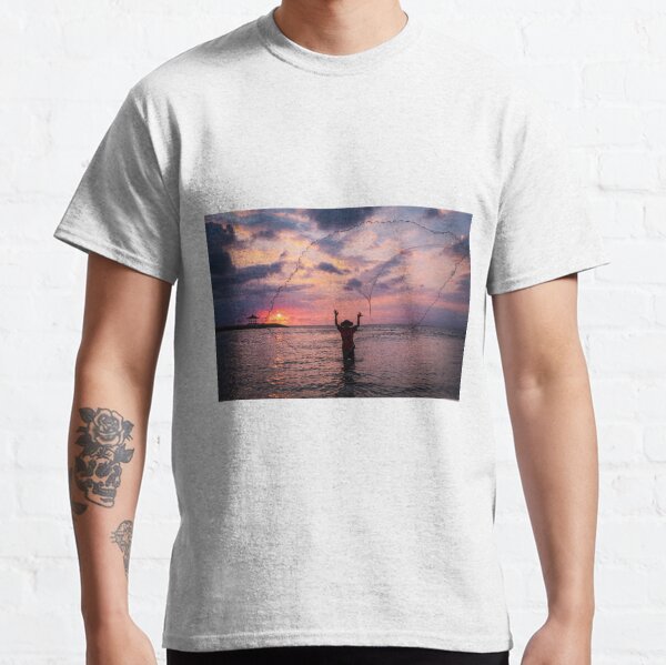Bali Sunrise Fisherman Classic T-Shirt