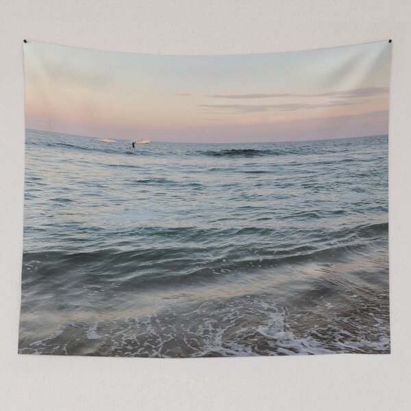 Item preview, Jersey Shore Summer Sunset Paddle Boarder designed and sold by Julia Healy.