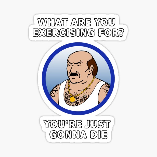 Carl Fitness Advice Sticker