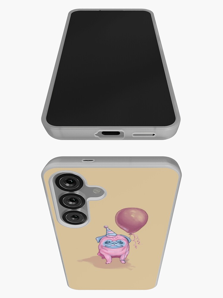 Thumbnail 3 of 4, Samsung Galaxy Phone Case, Party pug designed and sold by Dylanunicorn.