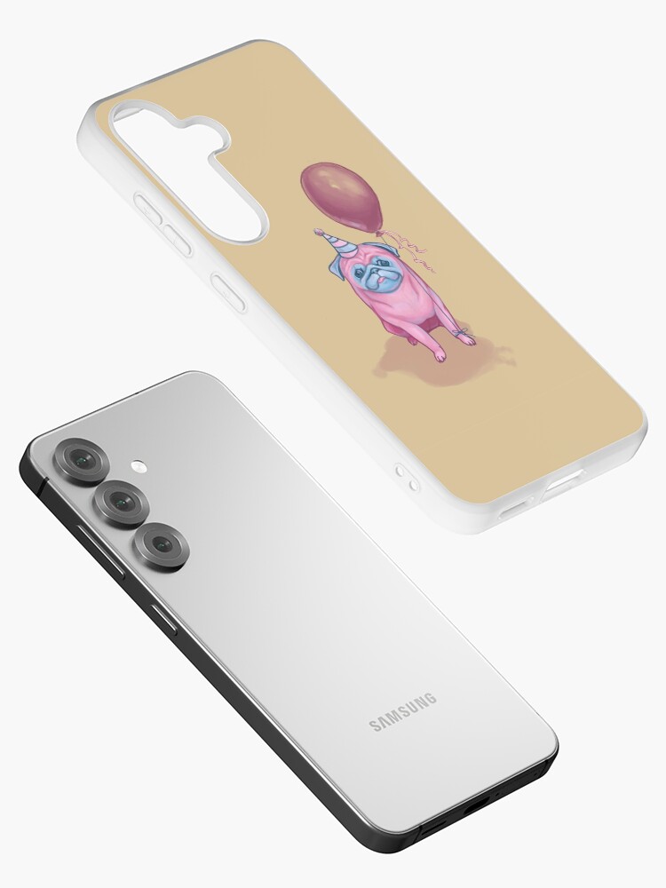 Thumbnail 2 of 4, Samsung Galaxy Phone Case, Party pug designed and sold by Dylanunicorn.