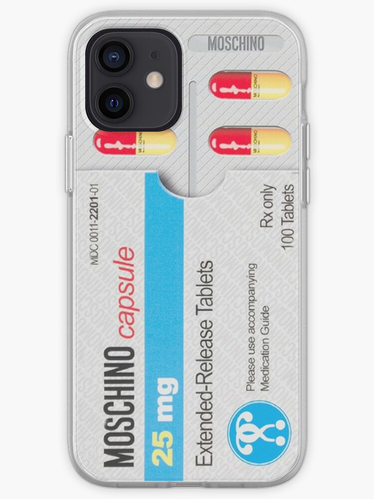 Moschino Pill Pack Iphone Case Cover By Jamiedbilling Redbubble