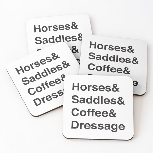 Item preview, Horses and saddles and Coffee and Dressage  designed and sold by jazzydevil.