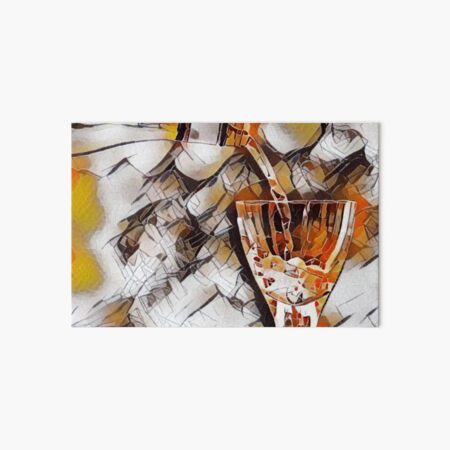 Item preview, Wine Bottle And Glass designed and sold by rogueartprints.