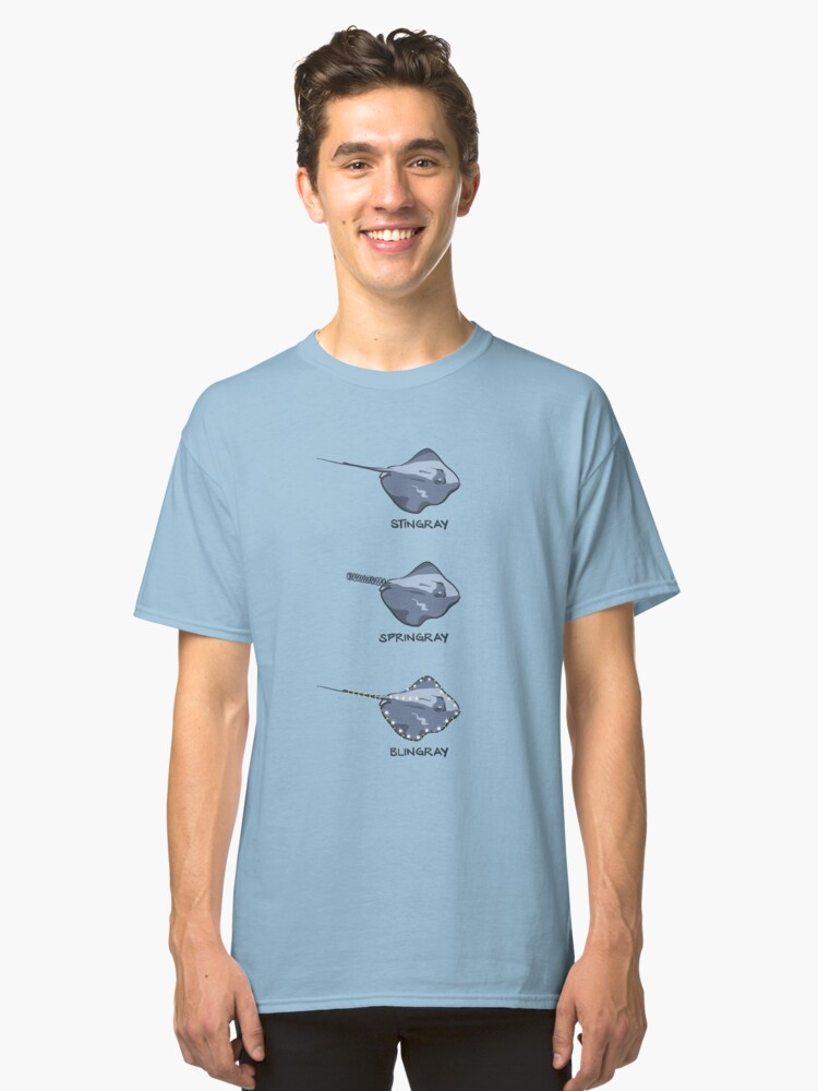 Alternate view of Stingrays of the World Classic T-Shirt