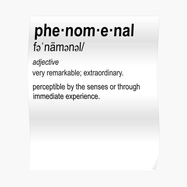 phenomenal-definition-poster-for-sale-by-lrossllc-redbubble