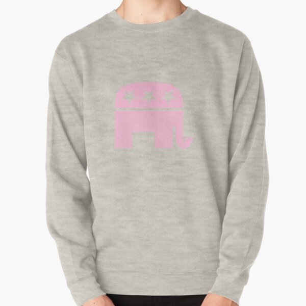 Pink Republican Pullover Sweatshirt