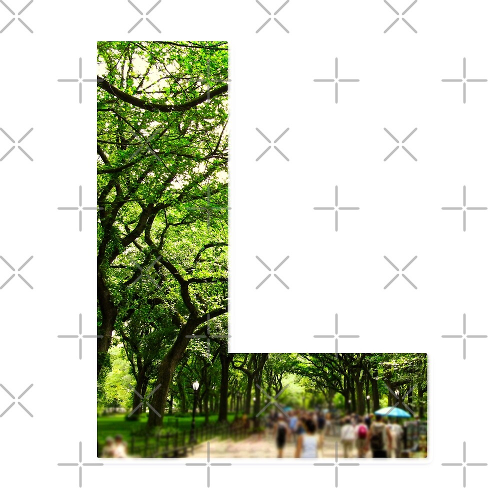 Central Park - Letter L — Poster