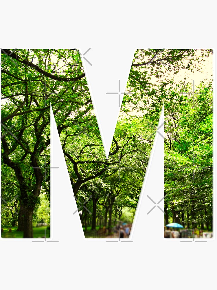 Central Park - Letter "M" by planet-eye