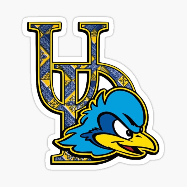 Embroidered Blue Hens Sticker