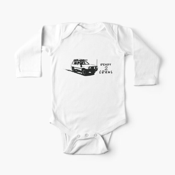 Landcruiser - Ready To Crawl - Toyota Long Sleeve Baby One-Piece
