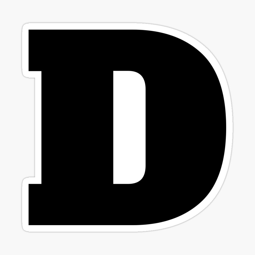 Alphabet D (Uppercase letter d), Letter D