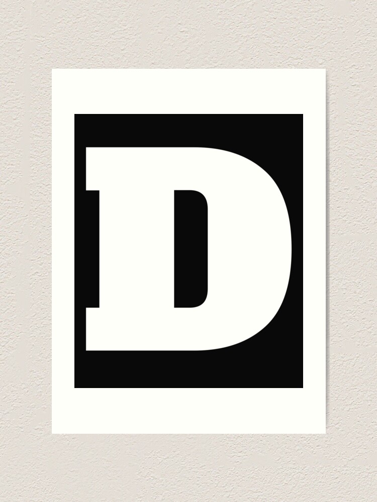 Alphabet D (Uppercase letter d), Letter D