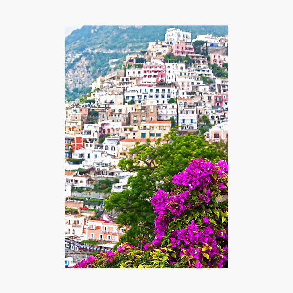 Positano Purple Photographic Print