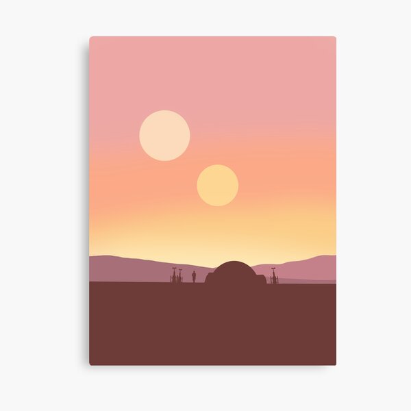 Twin Suns Canvas Print