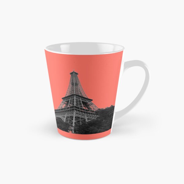 Item preview, Eiffel Tower on living coral ground designed and sold by AHELENE.
