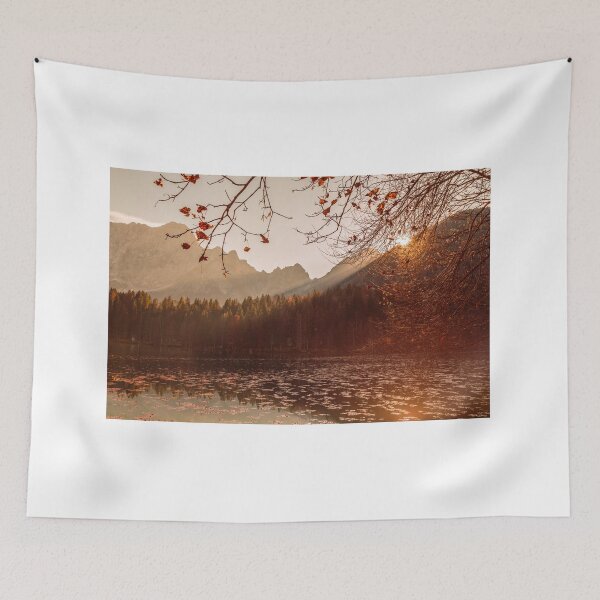 Item preview, Colorful autumn foliage at the alpine lake designed and sold by zakaz86.