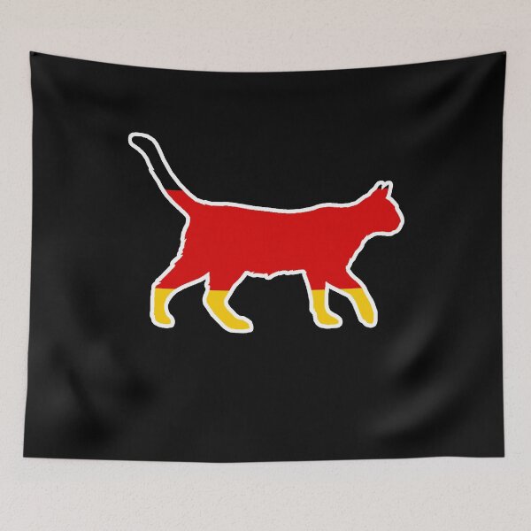 Item preview, Siamese Cat Flagge Deutschlands Germany designed and sold by shoppzee.