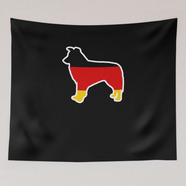 Item preview, Border Collie Flagge Deutschlands Germany designed and sold by shoppzee.