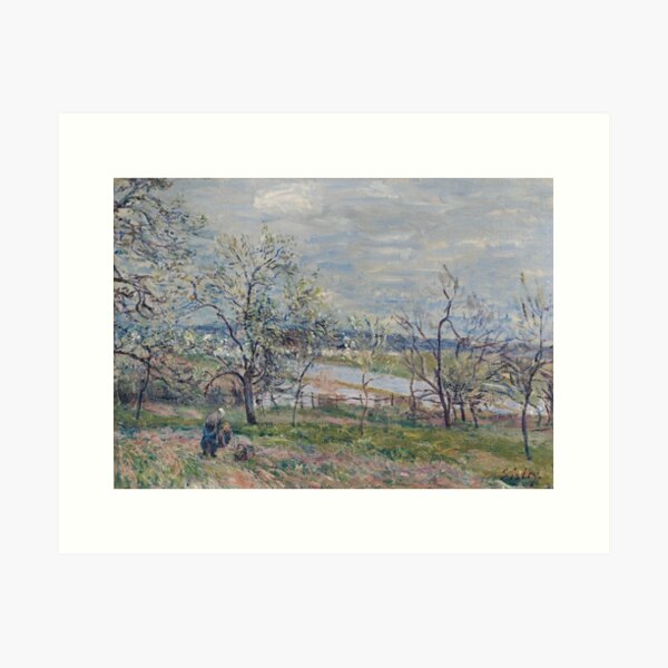 Item preview, Spring at Veneux-Nadon (Sisley) designed and sold by ArtHistorical.