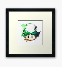 Watercolor 1-Up Mushroom Framed Print