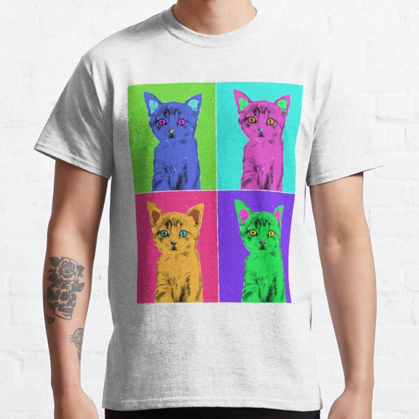 andy warhol cat shirt