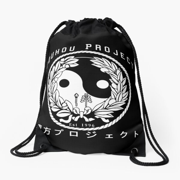 Touhou Project - College Seal (White Format 1) Drawstring Bag