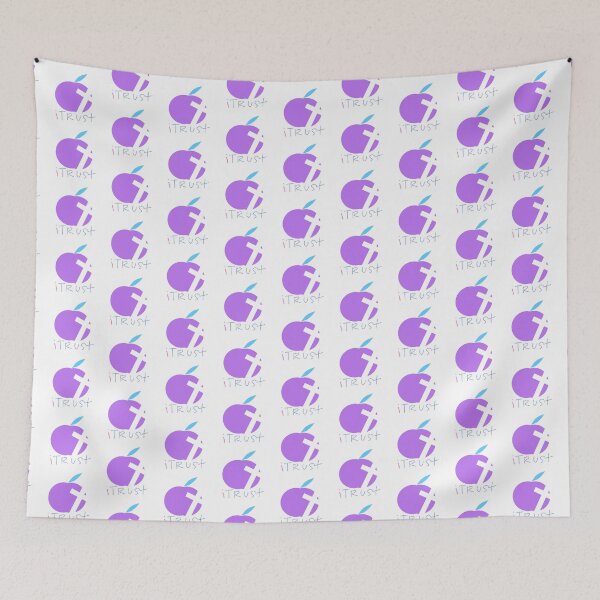 Item preview, iTrust apple I trust in God and Jesus purple  designed and sold by arttyshenko.