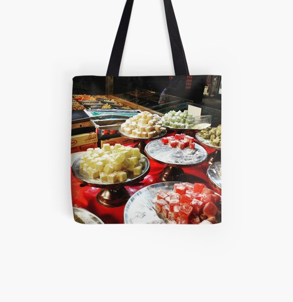 Turkish Delights Sweets All Over Print Tote Bag
