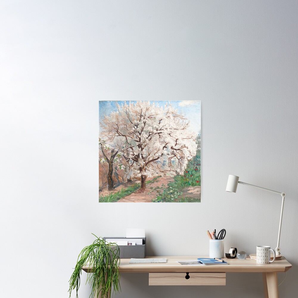 Trees in blossom Poster