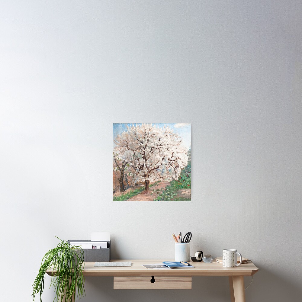 Trees in blossom Poster