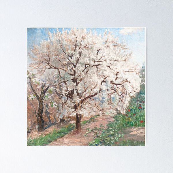 Trees in blossom Poster