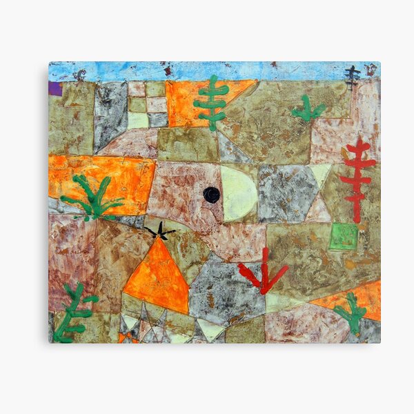 Südliche Gärten, Paul Klee Metal Print
