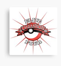 Elite Four Champion Red Metal Print