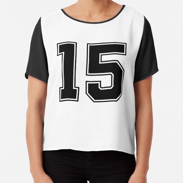 15 Classic Vintage Sport Jersey Number in Black Number on White Background  for American Football, Baseball or Basketball Stock Illustration -  Illustration of back, black: 140529786