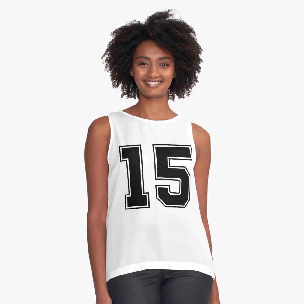 15 Classic Vintage Sport Jersey Number in Black Number on White Background  for American Football, Baseball or Basketball Stock Illustration -  Illustration of back, black: 140529786