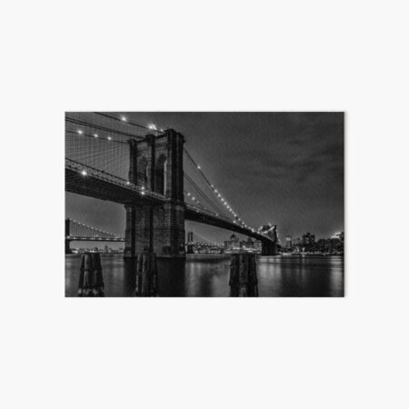 Artikel-Vorschau von Brooklyn Bridge New York Schwarzweiss, designt und verkauft von thinkbigimages.