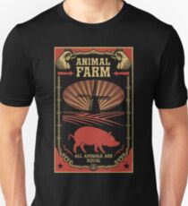Camiseta unisex Todos los animales son iguales