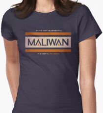 IF IT'S NOT ELEMENTAL, IT'S NOT A MALIWAN! Women's Fitted T-Shirt