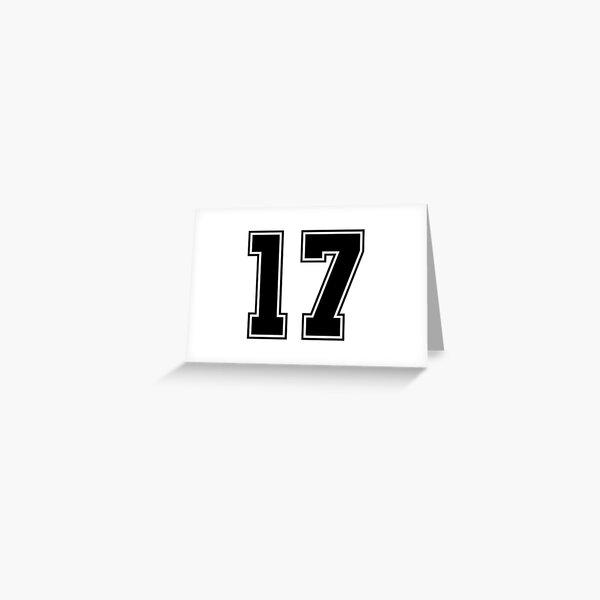 16 American Football Classic Vintage Sport Jersey Number in black