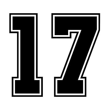 42 American Football Classic Vintage Sport Jersey Number in black number on  white background for american football, baseball or basketbal | Poster