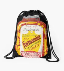 Advert for Formamint "Wulfing" Brand Tablets produced by Genatosan Ltd, Loughborough Drawstring Bag