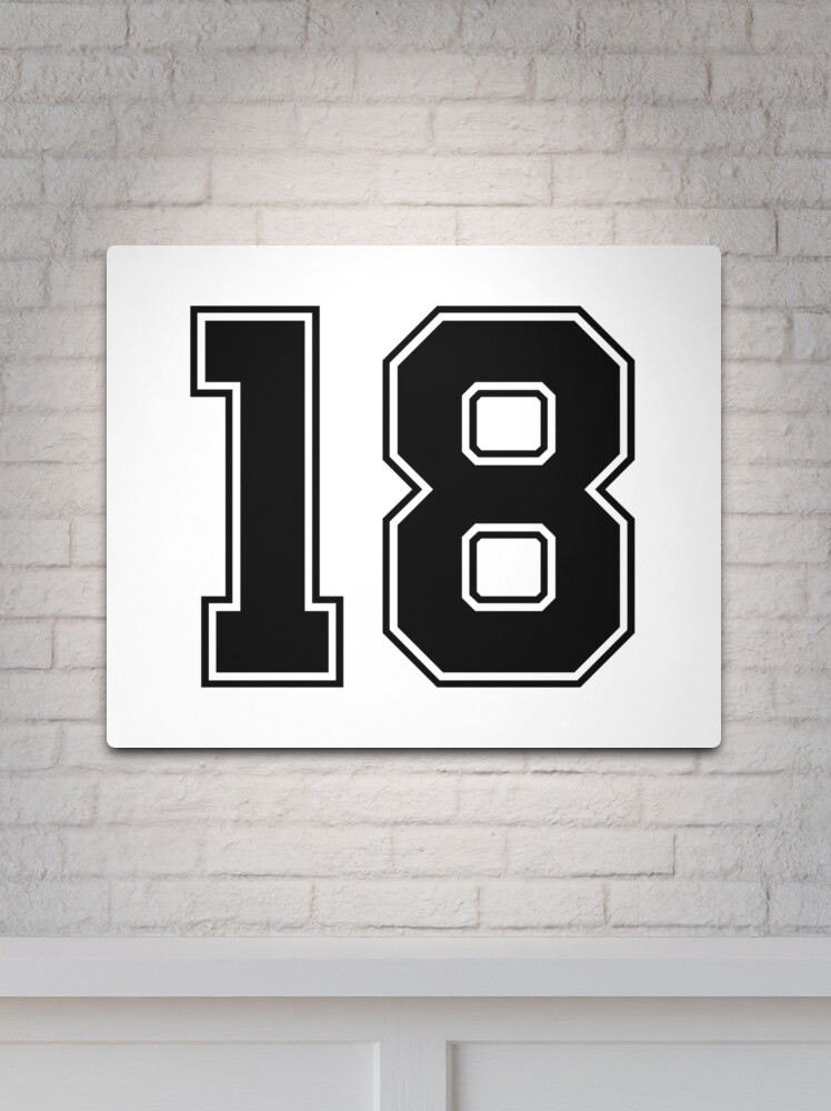 Retro American Football Jerseys No. 18 Name And Number Embroidered