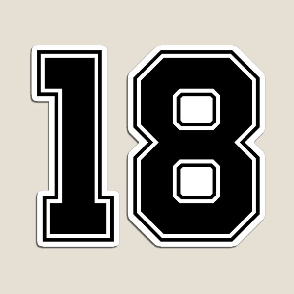 89 American Football Classic Vintage Sport Jersey Number in black number on  white background for american football, baseball or basketball Graphic T- Shirt Dress for Sale by Marcin Adrian