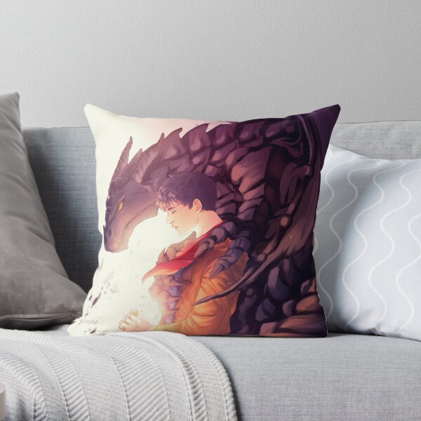 The Last Dragonlord White Edition Throw Pillow